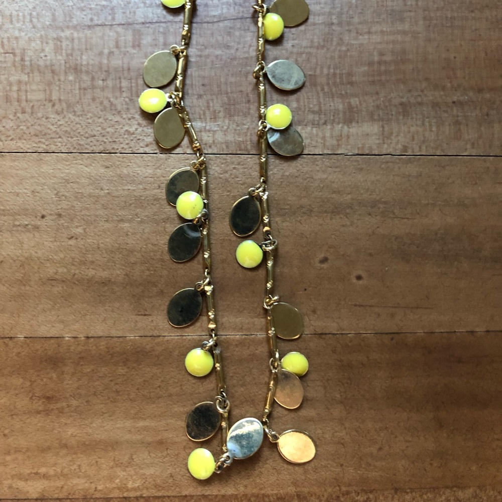J. Crew Necklace Gold and Yellow